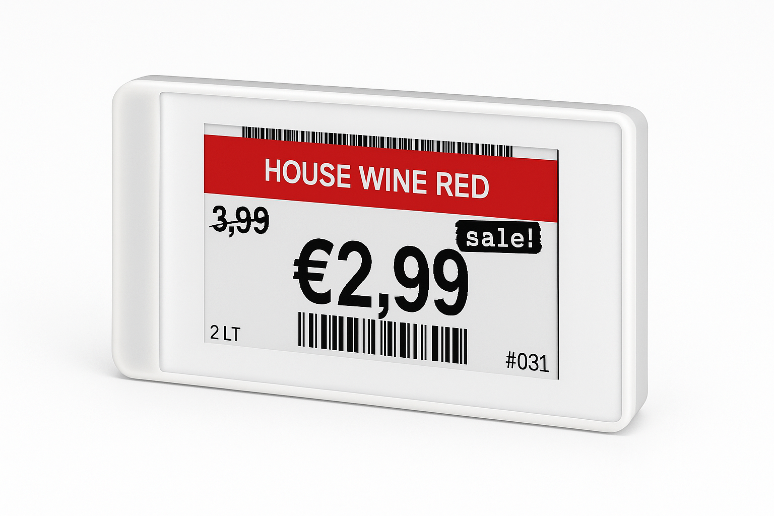 ESL Elektronik Raf Etiketi 2.1 inch Renkli- BV0520