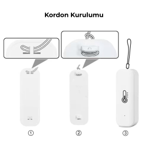 Tuya Uyumlu Sıcaklık ve Nem Sensörü - BV0220