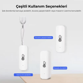 Tuya Uyumlu Sıcaklık ve Nem Sensörü - BV0220